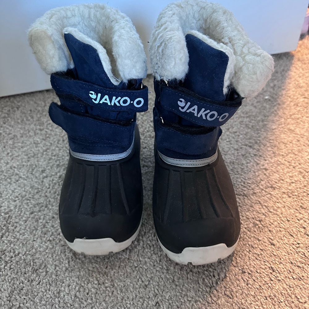 Kids Snow Boots - Navy and Black